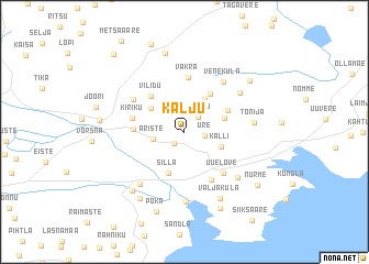 map of Kalju