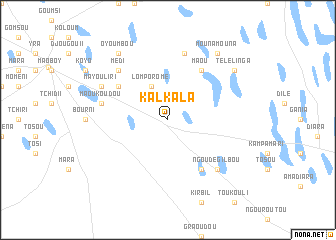 map of Kalkala