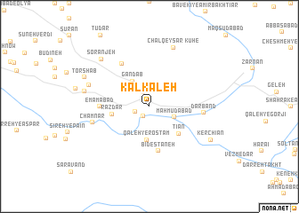 map of Kalkaleh