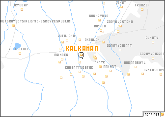 map of Kalkaman