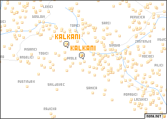map of Kalkani