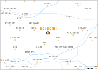 map of Kalkanlı