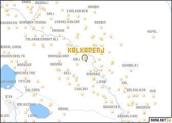 map of Kal Kārenj