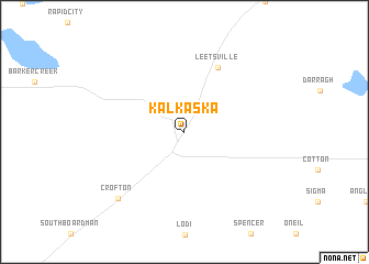 map of Kalkaska