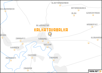 map of (( Kalkatova Balka ))