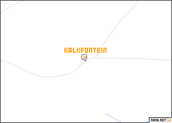 map of Kalkfontein