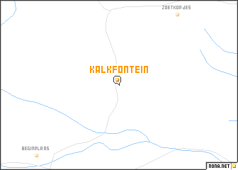 map of Kalkfontein