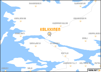 map of Kalkkinen