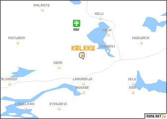 map of Kalkku