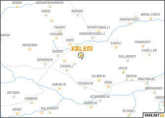 map of Kalkni