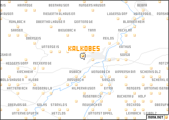 map of Kalkobes