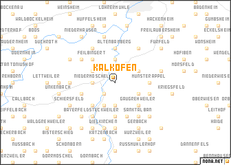 map of Kalkofen