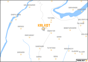 map of Kalkot