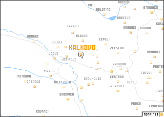 map of Kalkovo