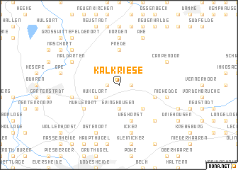 map of Kalkriese