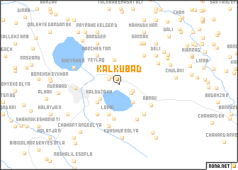 map of Kal Kūbād