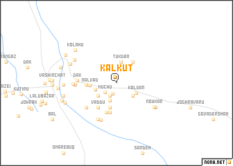 map of Kāl Kūt