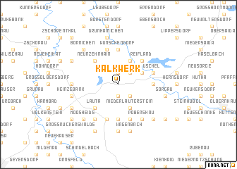 map of Kalkwerk