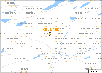 map of Kållabo