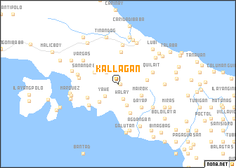 map of Kallagan