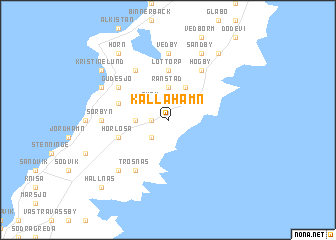 map of Källahamn