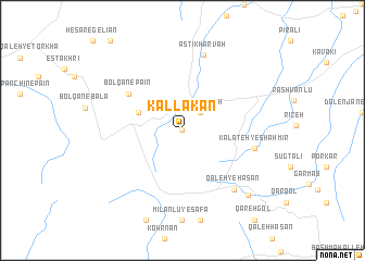 map of Kallakān