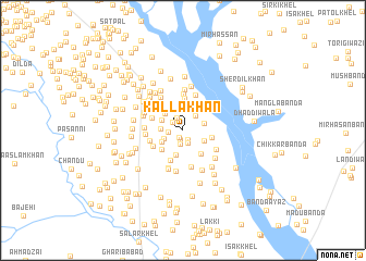 map of Kalla Khān