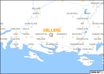 map of Kalland