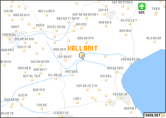 map of Kallanit