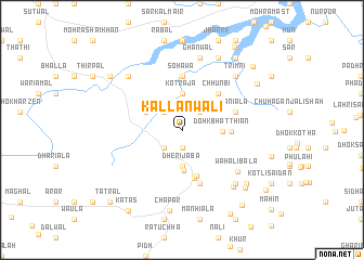 map of Kallānwāli