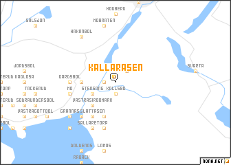 map of Källaråsen