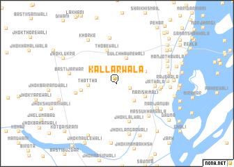 map of Kallarwāla