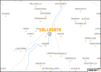 map of Kallasaya