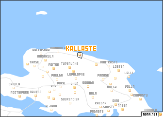 map of Kallaste