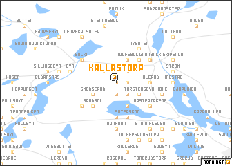 map of Källåstorp