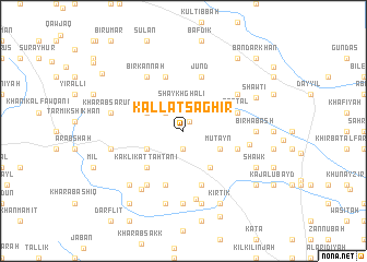 map of Kallat Şaghīr