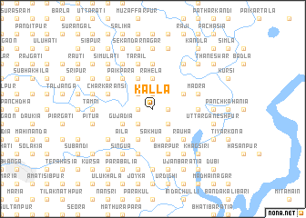 map of Kalla