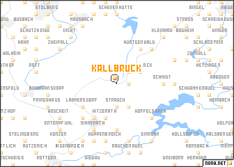 map of Kallbrück