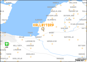 map of Källbytorp