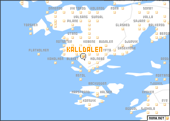 map of Källdalen