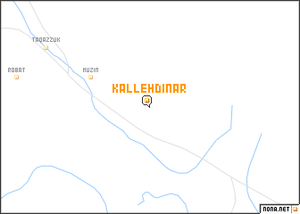 map of Kalleh Dīnār