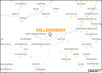 map of Kalleh Khāneh