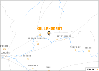 map of Kalleh Posht