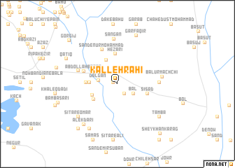 map of Kalleh Rāhī