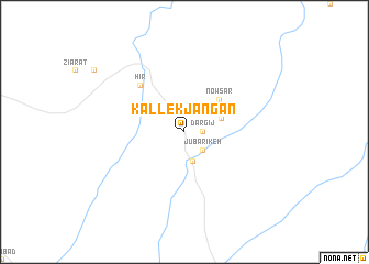 map of Kallek Jangān