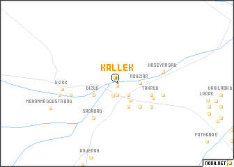 map of Kallek