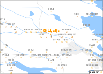 map of Källene