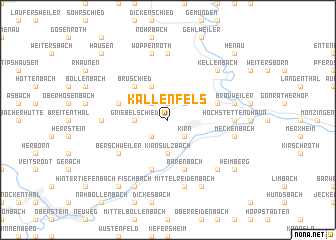 map of Kallenfels