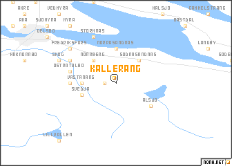 map of Källeräng