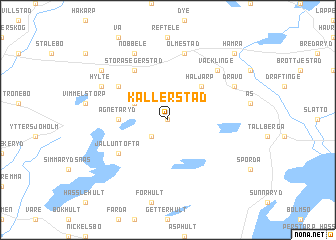 map of Kållerstad
